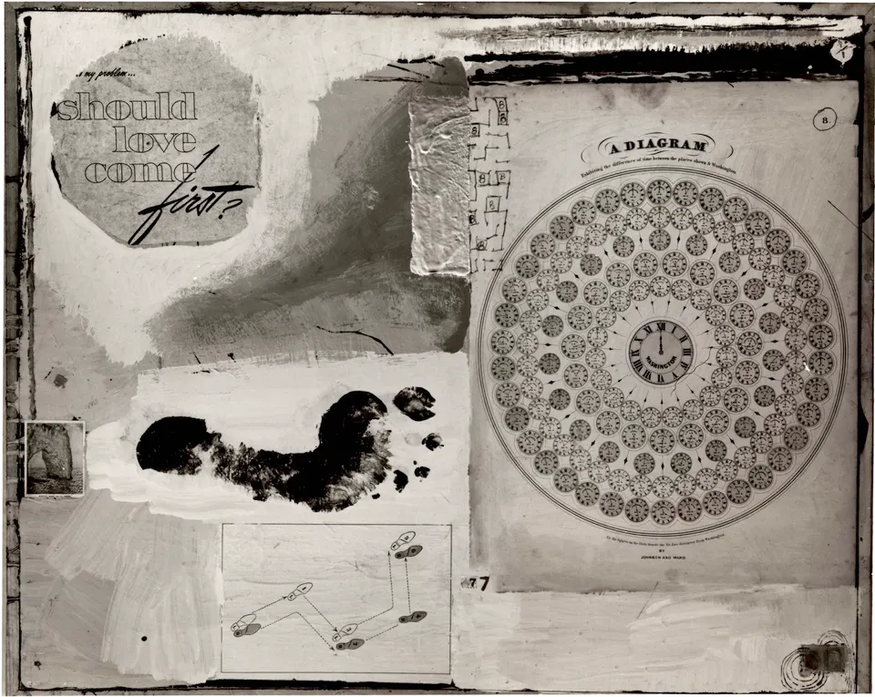 ROBERT RAUSCHENBERG, Should Love Come First