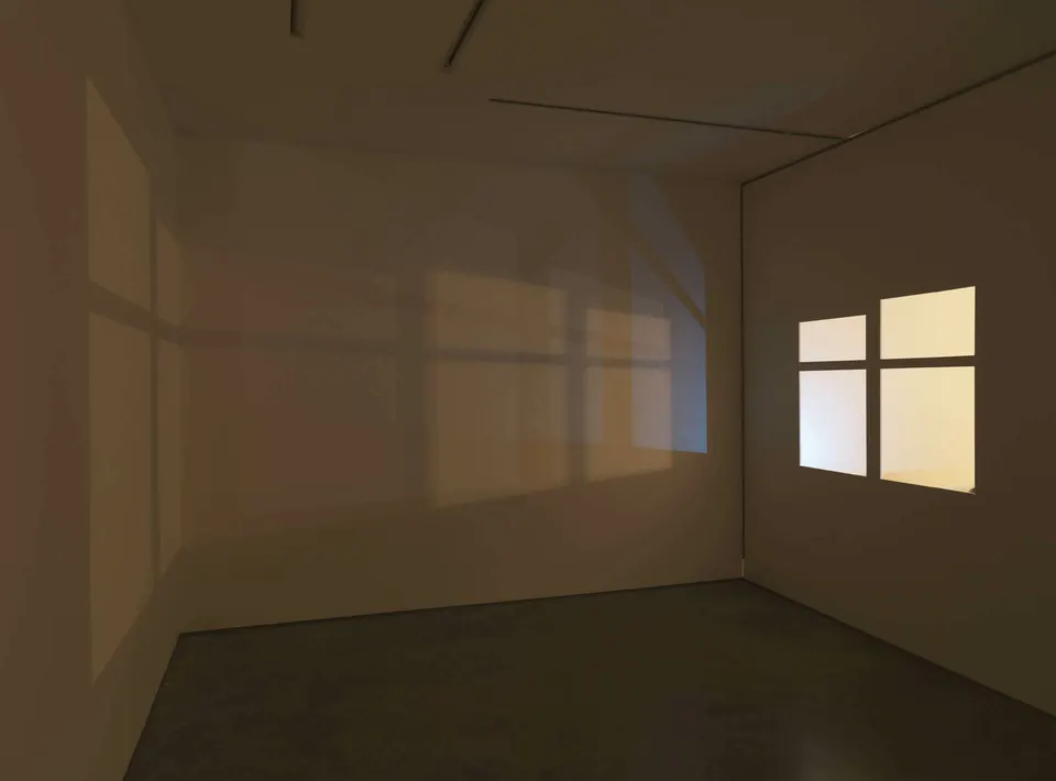 Spencer Finch, Paper Moon (Studio Wall at Night)