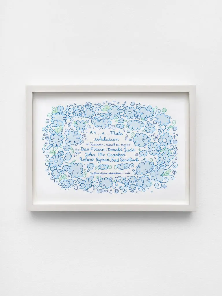 Lily van der Stokker, Zwirner 3 (design for wall painting)