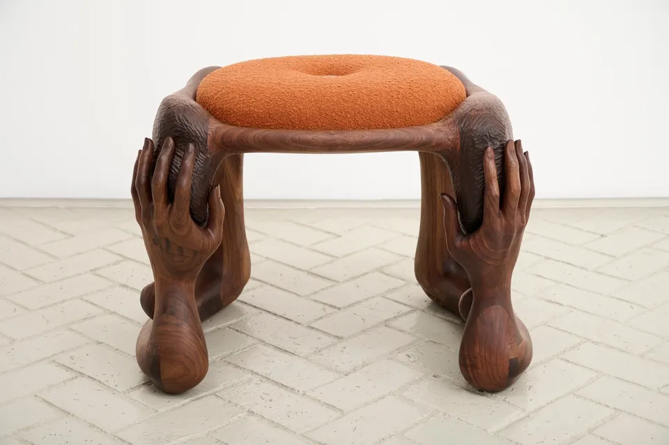Vincent Pocsik, Stool with Oranges Hands and Ears