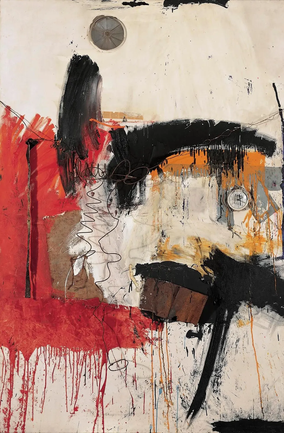 ROBERT RAUSCHENBERG, First Time Painting