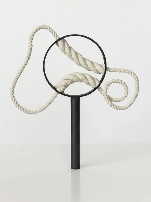Ricky Swallow, Magnifying Glass with Rope No. 1