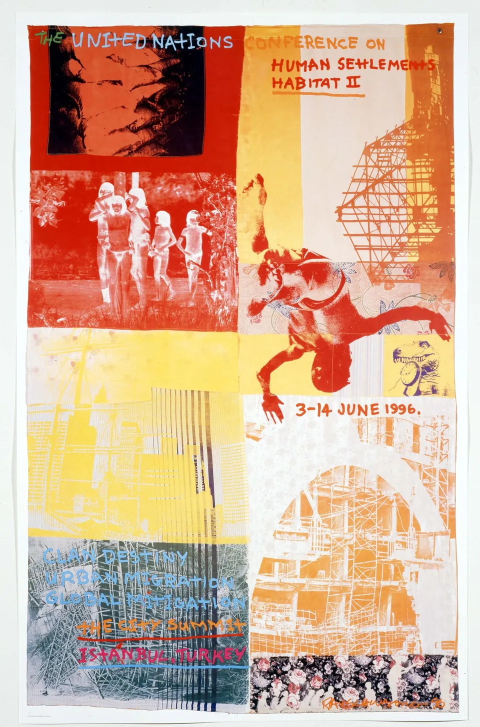 ROBERT RAUSCHENBERG, Poster for Habitat II