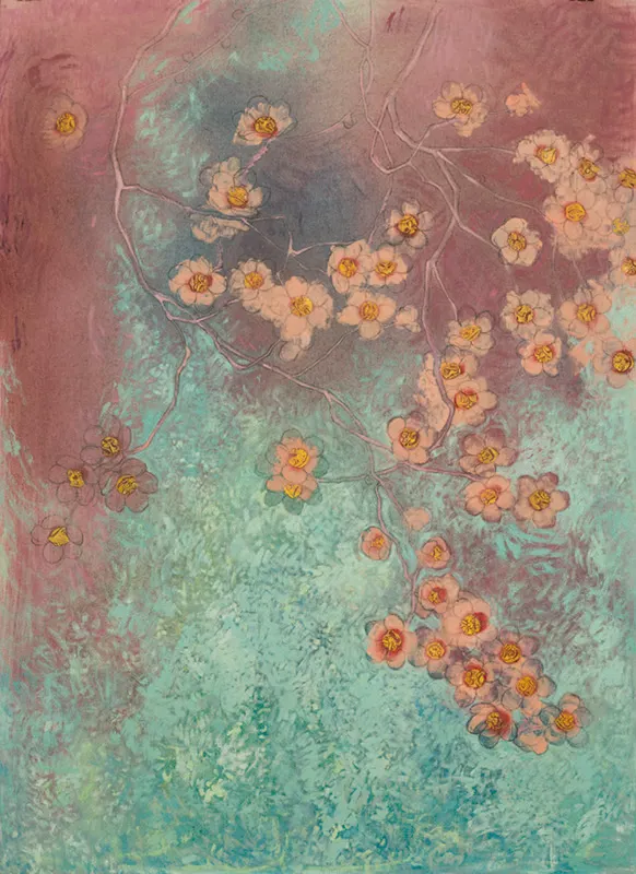 Javier Barrios, "Almond blossom IX" de la serie Buddhist Visions of Hell