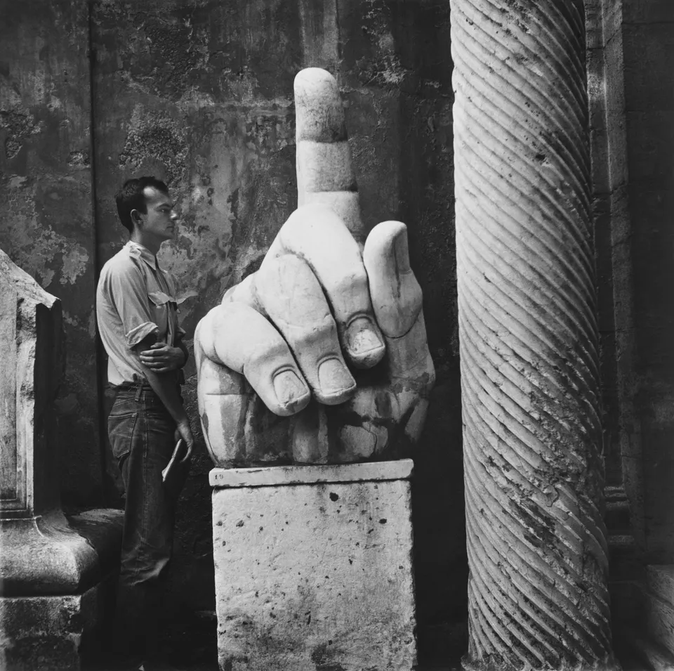 ROBERT RAUSCHENBERG, Cy + Relics, Rome