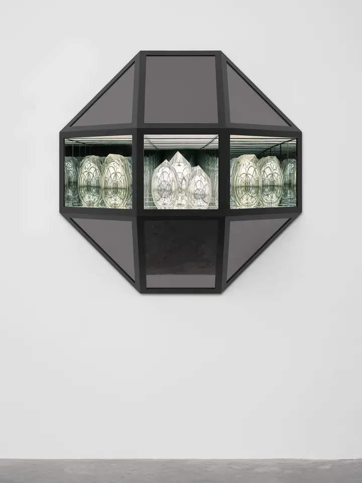 Josiah McElheny, Crystal Landscape Painting (Quartz)
