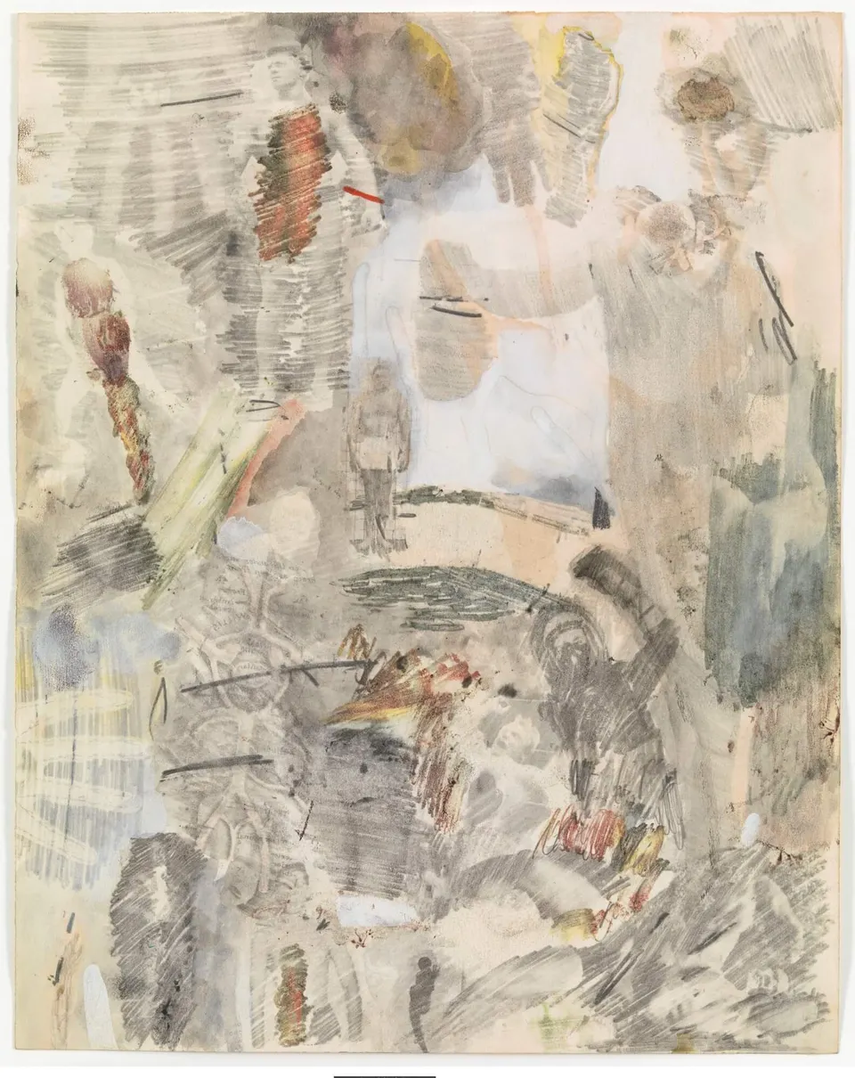 ROBERT RAUSCHENBERG, Canto XXVIII: Circle Eight, Bolgia 9, The Sowers of Discord: The Sowers of Religious and Political Discord Between Kinsmen, from the series Thirty-Four Illustrations for Dante’s Inferno
