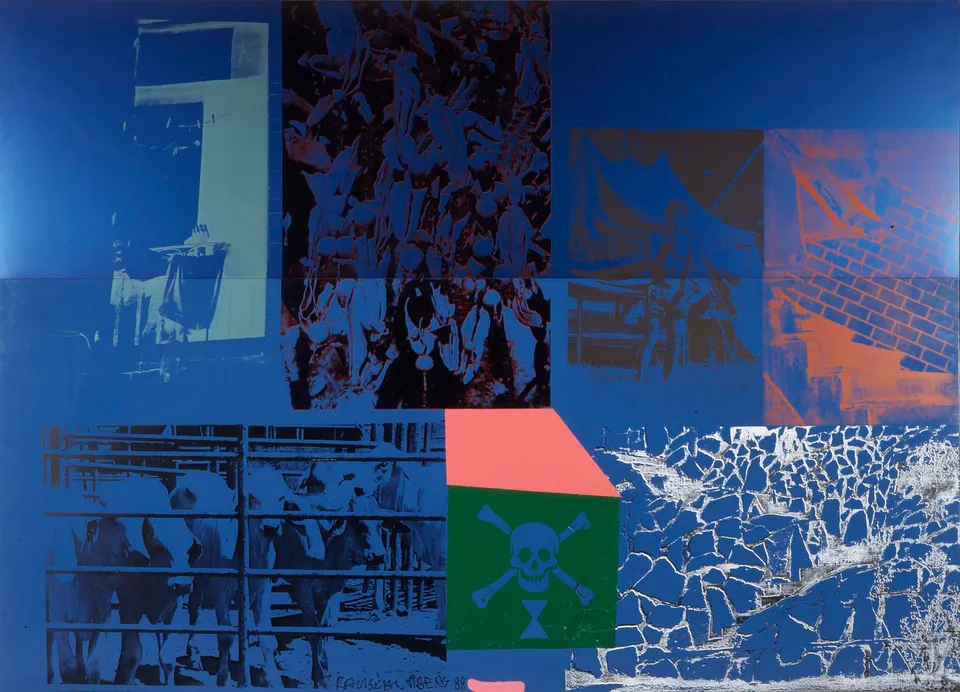 ROBERT RAUSCHENBERG, Blue Dream (Sueno Azul) / ROCI CUBA
