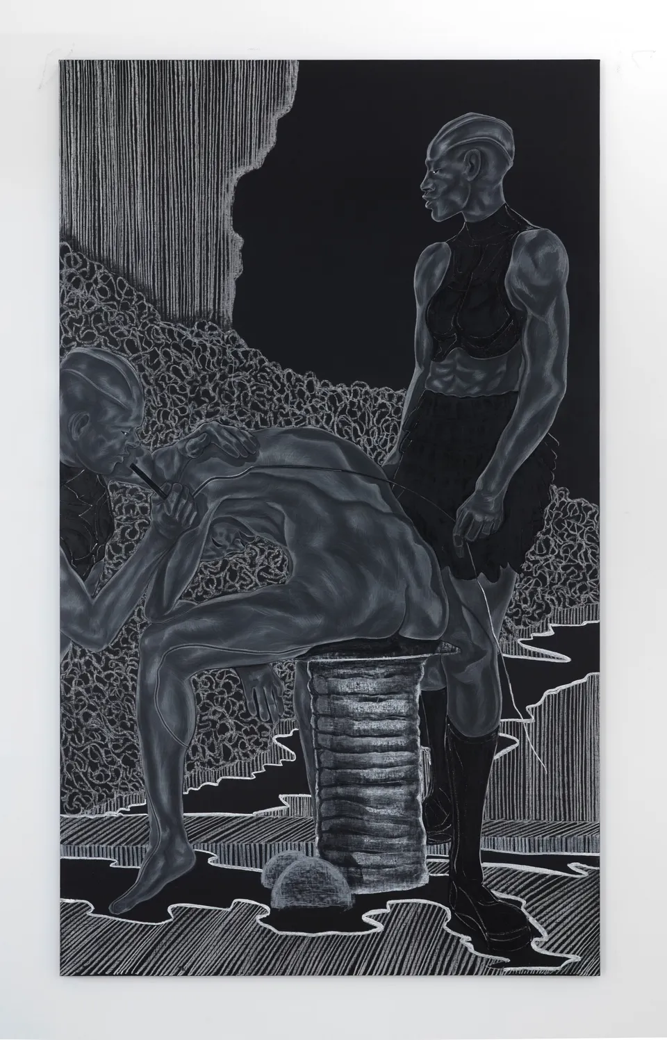 Toyin Ojih Odutola, This Is How You Were Made; Final Stages