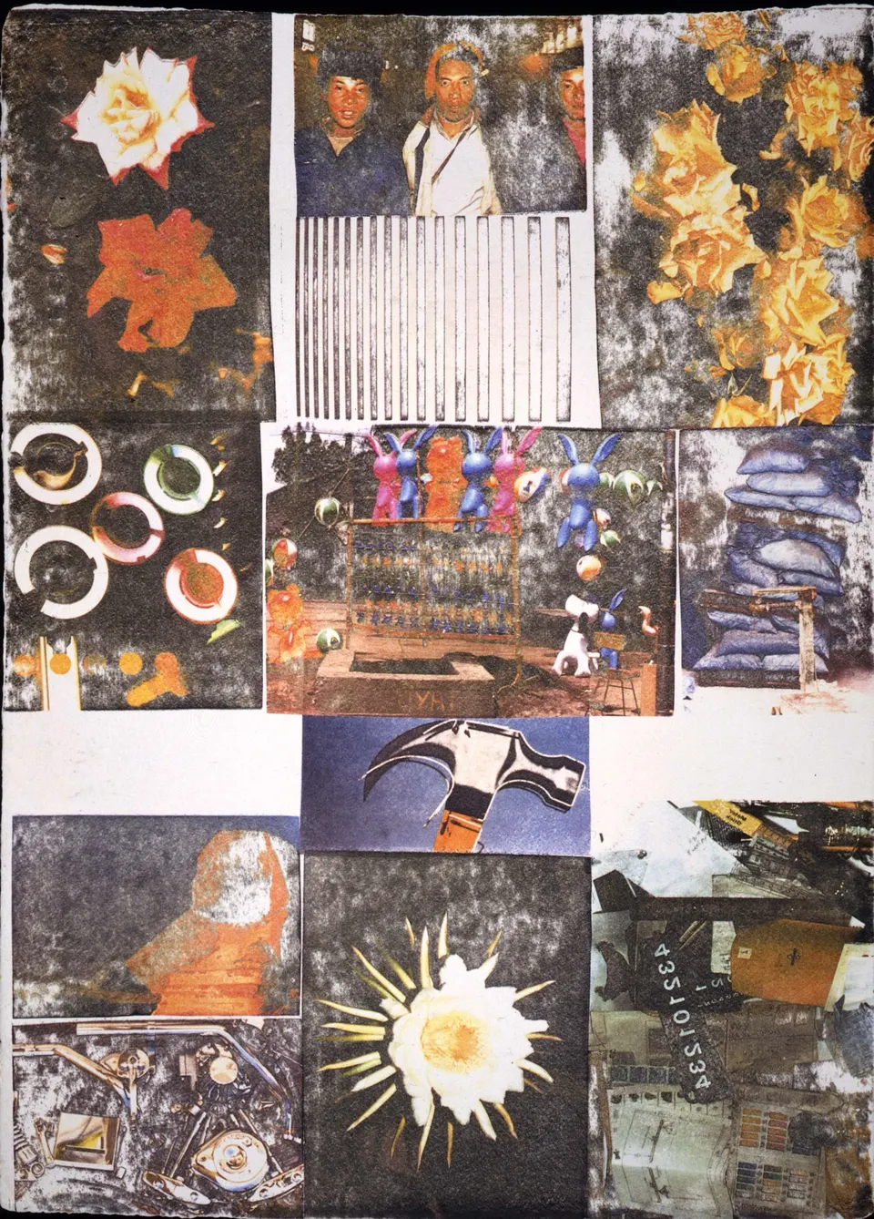 ROBERT RAUSCHENBERG, Charms Against Harm [original art for Medicins du Monde poster]