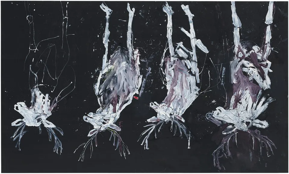 GEORG BASELITZ, The Painter in His Bed