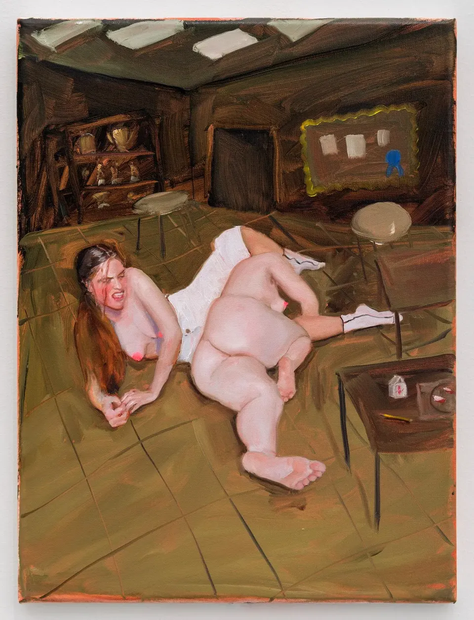 Jenna Gribbon, Homework in the cafeteria wrestlers