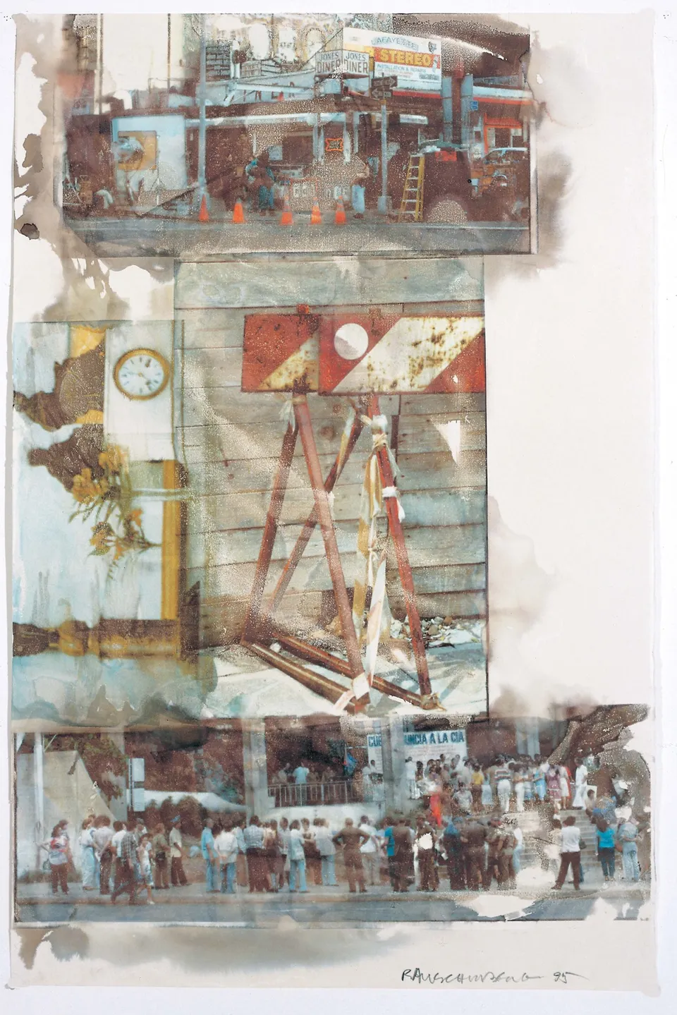 ROBERT RAUSCHENBERG, Jones Diner (Anagram)