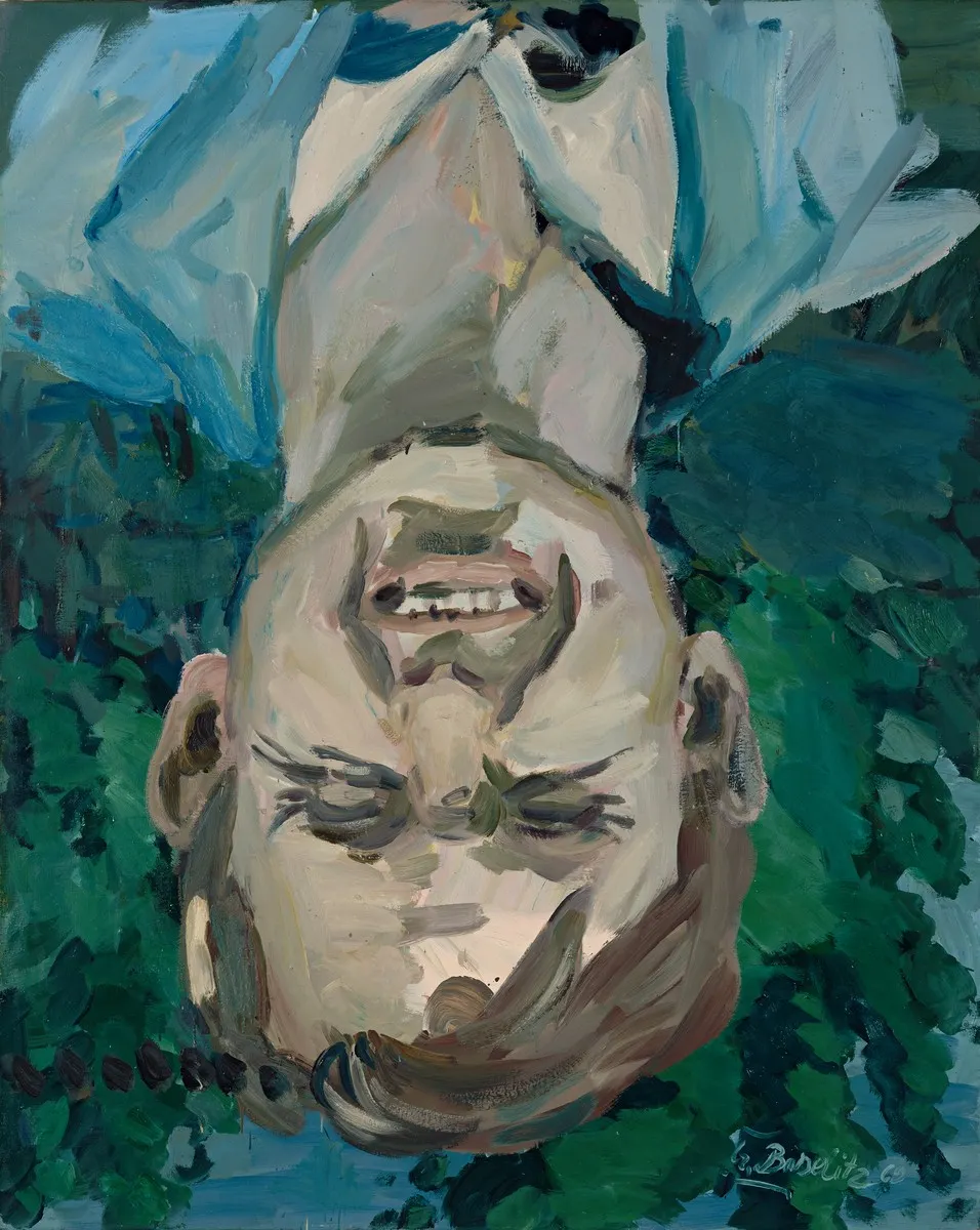 GEORG BASELITZ, Ralf W. - Penck - Kopfbild (Ralf W. - Penck - Head Painting)
