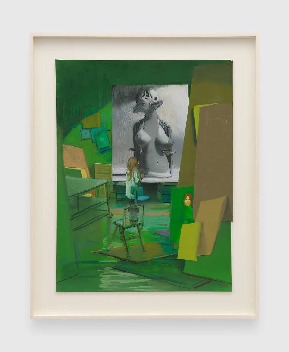 Lisa Yuskavage, Night Classes in Color Theory, Lesson One: Green VI