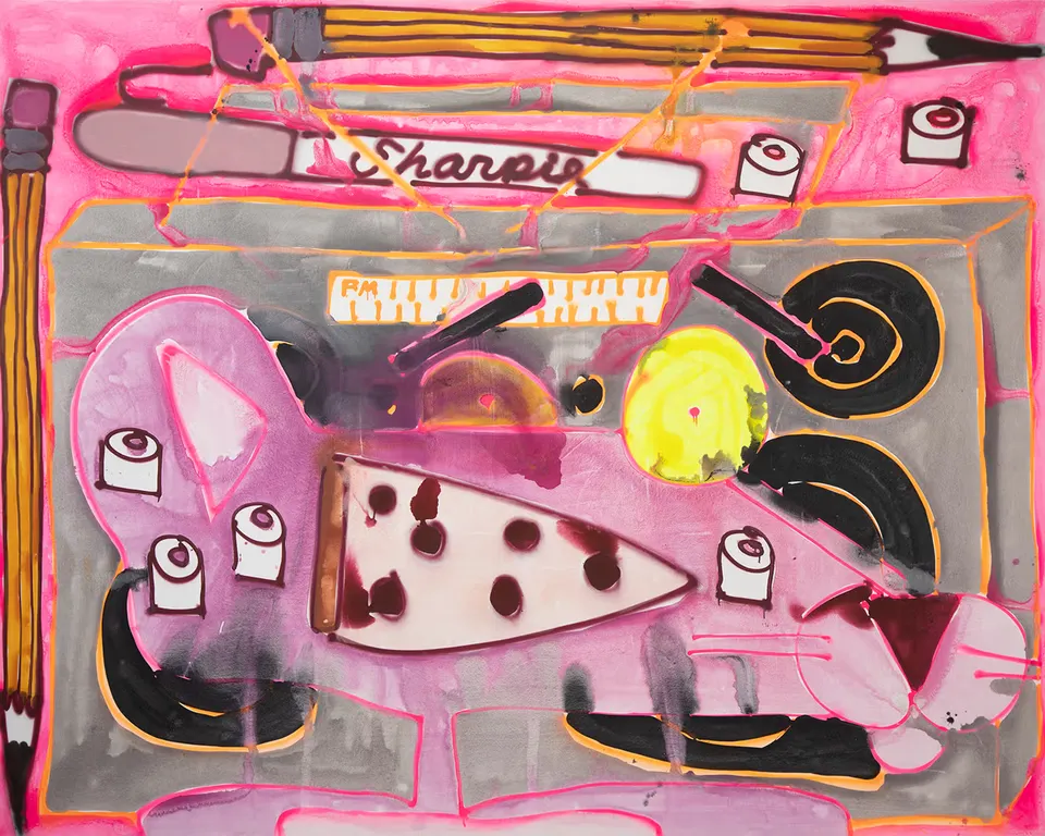 Katherine Bernhardt, Pizza Break