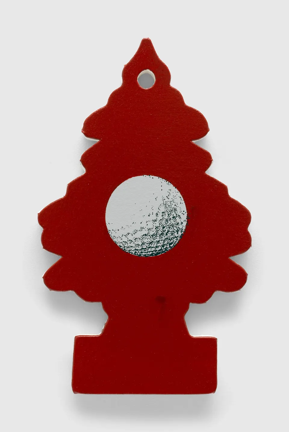 Nate Lowman, Tree Ball (Tile Red and Hydra Grey)