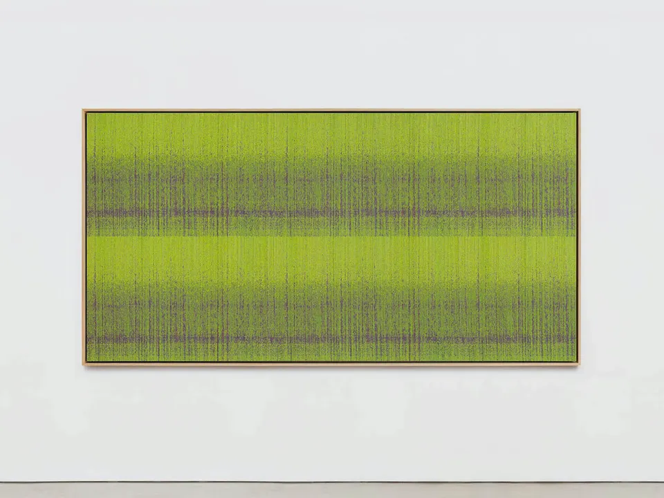 Mika Tajima, Negative Entropy (Digital Ocean NYC2, 4U NAS Unit, Fluorescent Green, Hex)