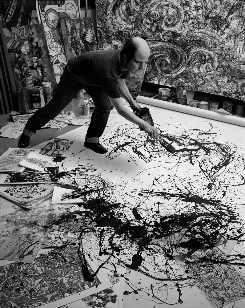 Yasumasa Morimura, A Requiem: Theater of Creativity / Self-portrait as Jackson Pollock