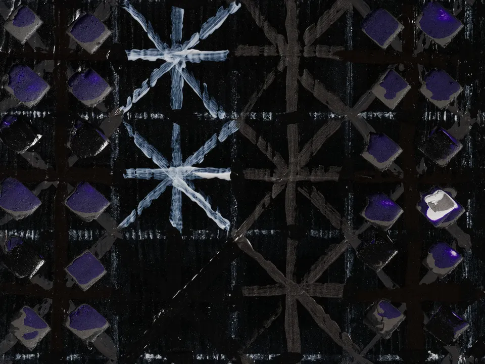Ding Yi, Appearance of Crosses 2025-28 (detail)