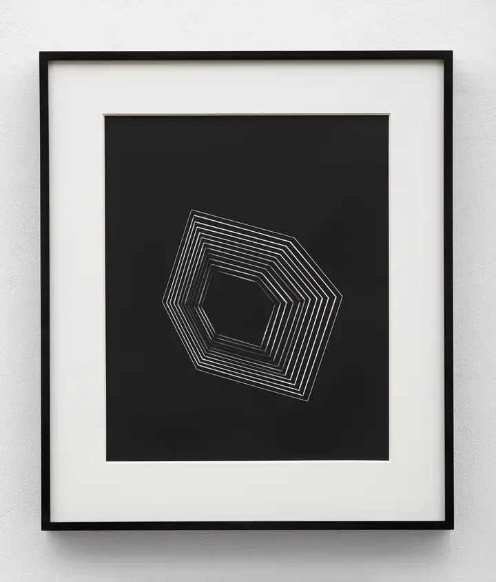 Josiah McElheny, Study for Crystal Strata (Six-sided)