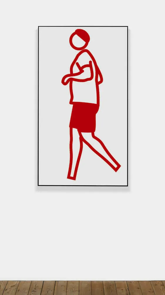 Julian Opie, Coloured runners 3.