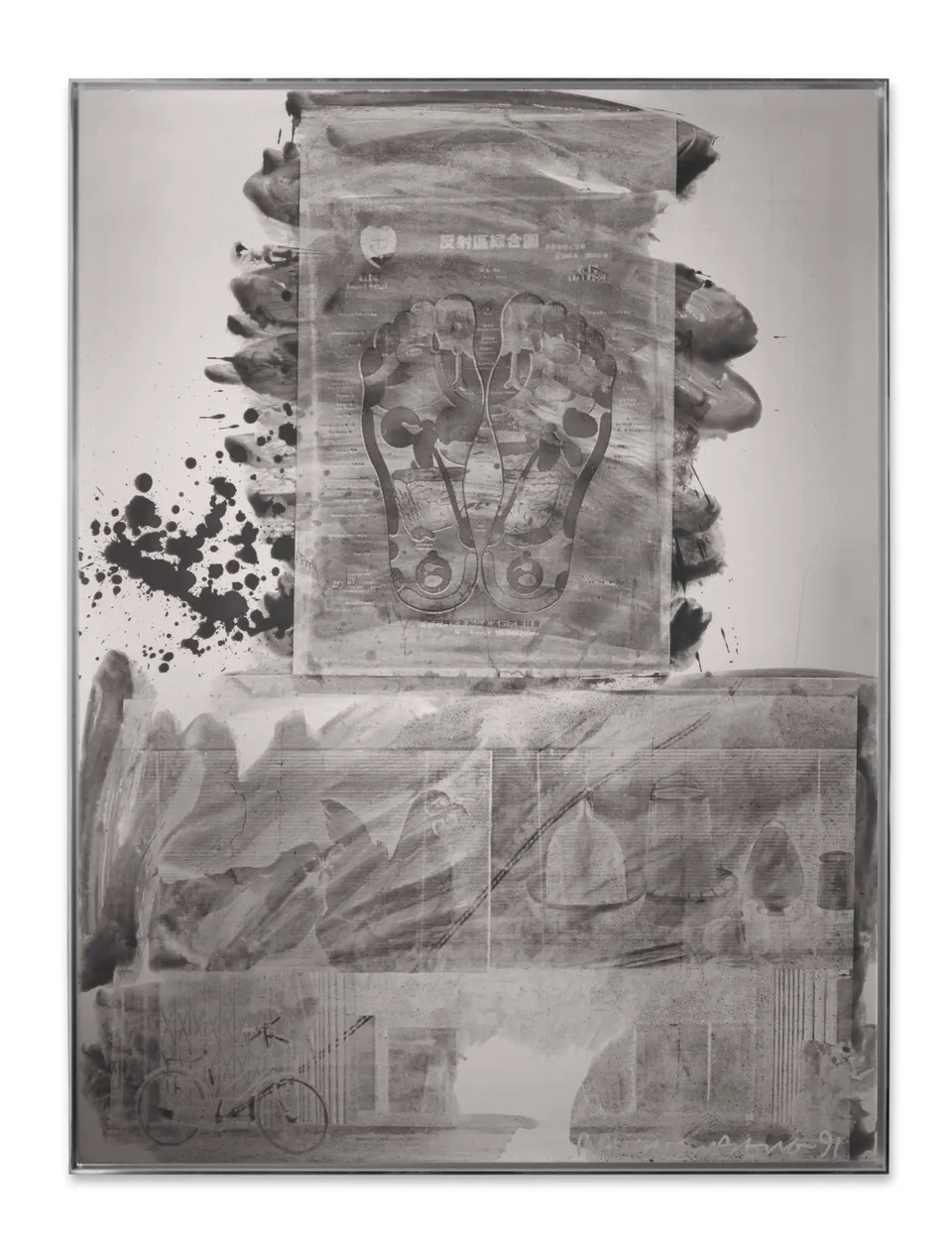 ROBERT RAUSCHENBERG, Path (Night Shade)