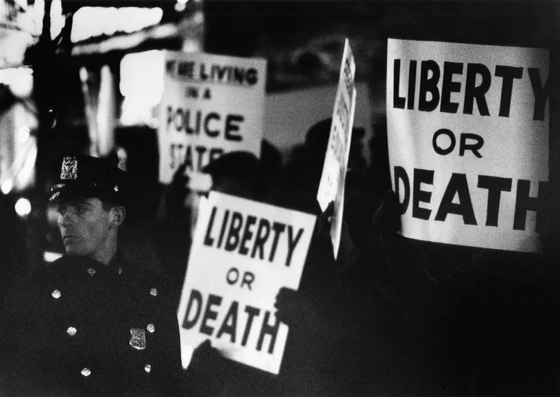 Gordon Parks, Harlem Rally