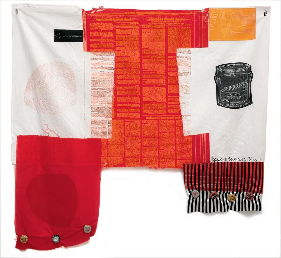 ROBERT RAUSCHENBERG, Cat Paws (Airport Suite)