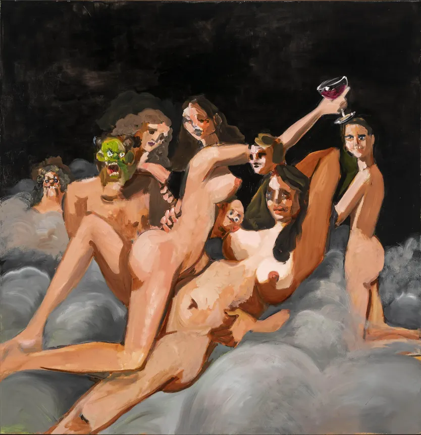 George Condo, Nocturnal Figure Composition