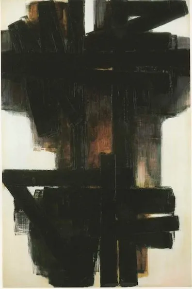Pierre Soulages, Peinture 195 x 130 cm, TBC 1955
