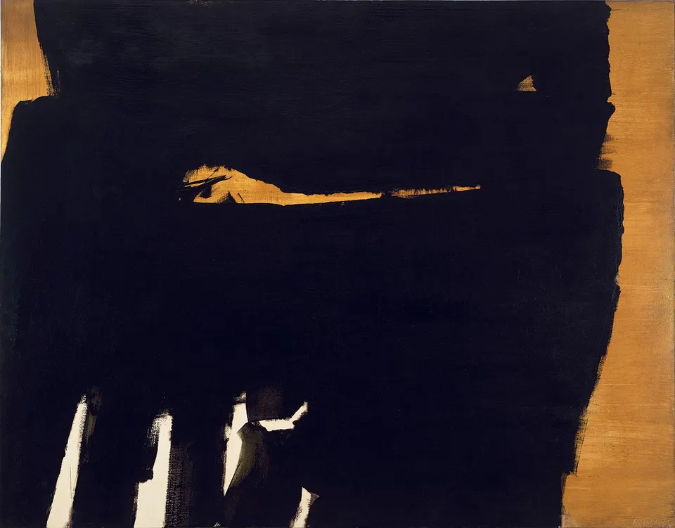 Pierre Soulages, Peinture 159 x 202 cm, 28 octobre 1963