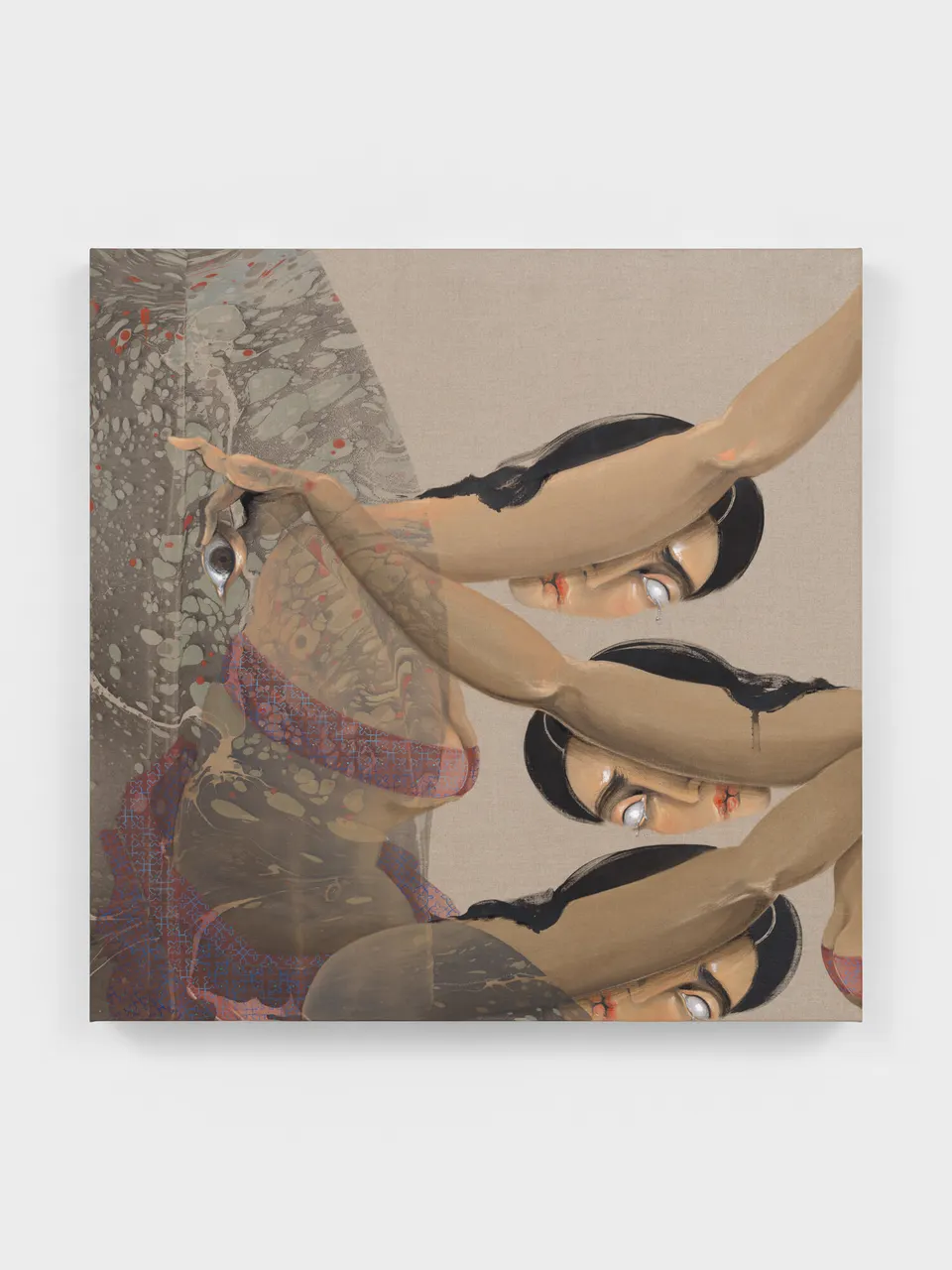 Hayv Kahraman, Three Figures and One Eye