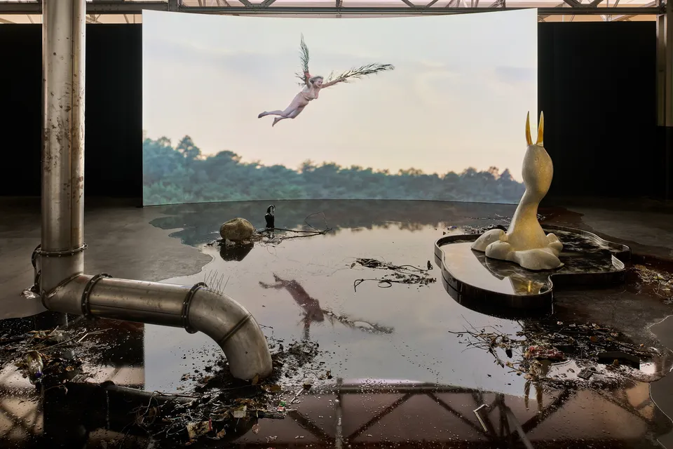 Laure Prouvost, In The Mist Of It All, Above Front Tears