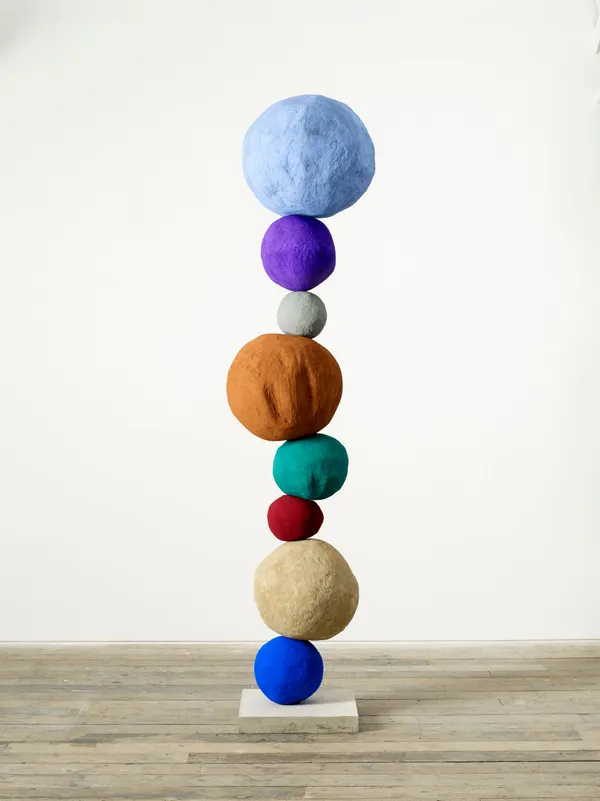 Annie Morris, Stack 8, Cobalt Blue Pale