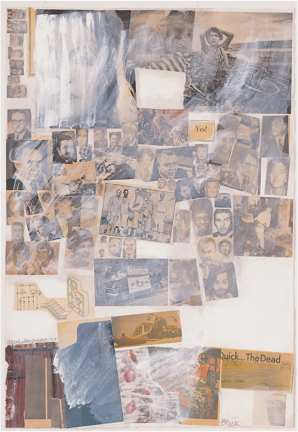 ROBERT RAUSCHENBERG, Brick (Syn-Tex)