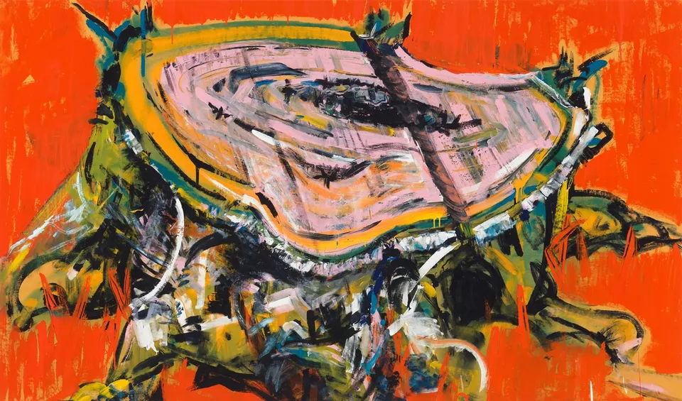 Cy Gavin, Untitled (Sugar maple stump)