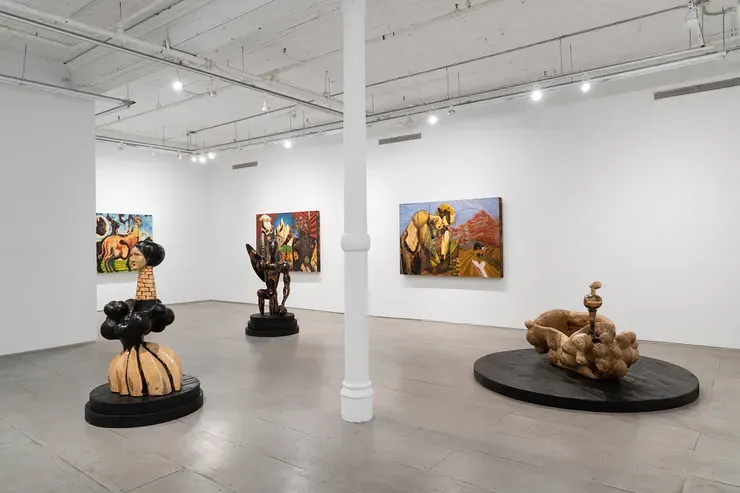 Emmanuel Louisnord Desir, "Ashes of Zion," Installation View, 47 Canal