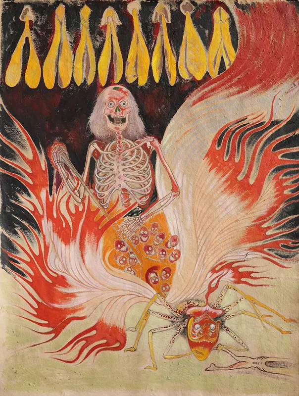 Javier Barrios, "Horno de tierra" de la serie Buddhist Visions of hell