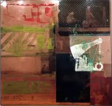 ROBERT RAUSCHENBERG, Peacock P (Coppertone)