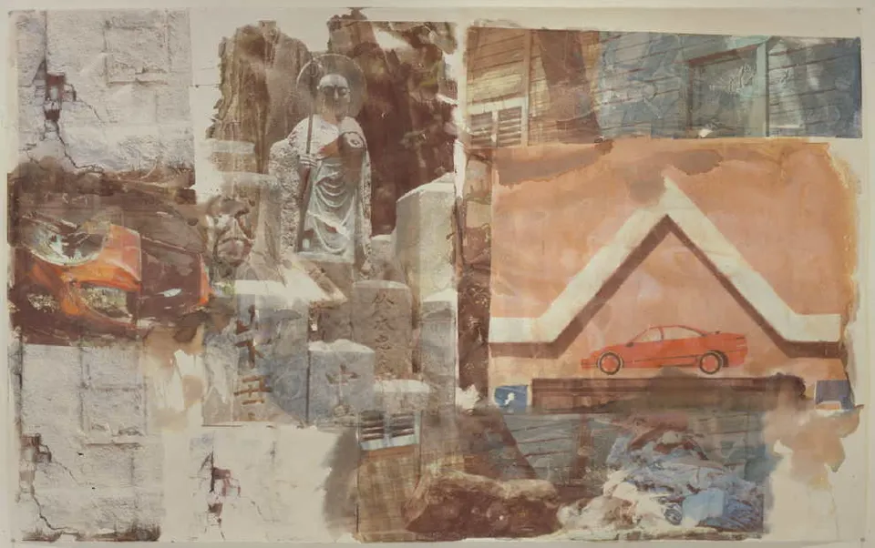 ROBERT RAUSCHENBERG, Offering (Anagram)