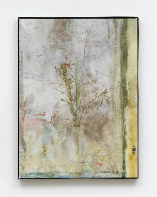 Willa Wasserman, Asters and other dead flowers in the mirror door