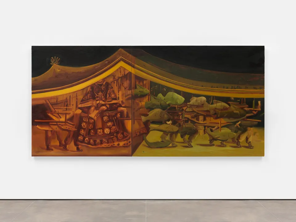 Dominique Fung, Yellow Silk Screen