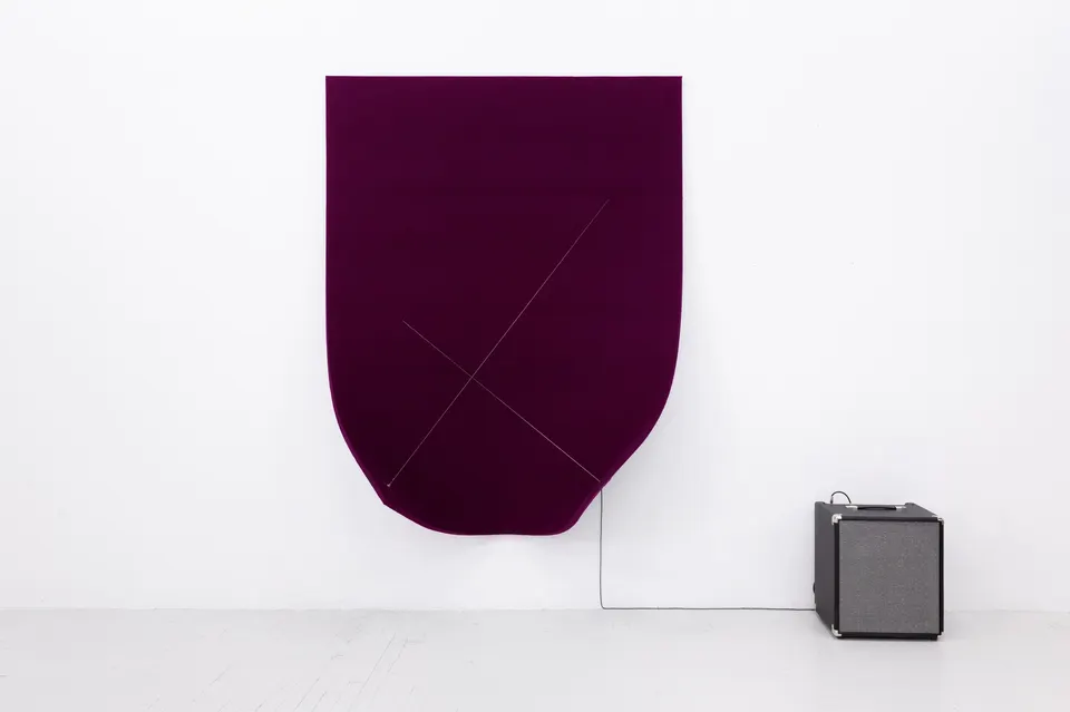 Naama Tsabar, Work on Felt (Variation 25) Purple — Rendering Only, To Be Produced