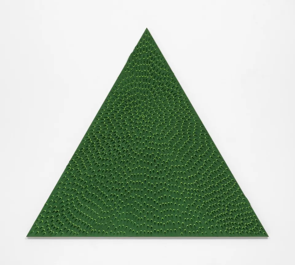 Jennifer Guidi, The Priestess (Green and Light Green MT, Green Sand SF #1T, Green Ground)