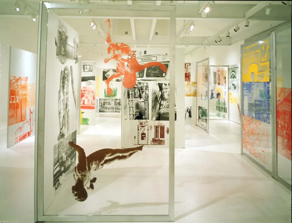 ROBERT RAUSCHENBERG, A Quake in Paradise (Labyrinth)