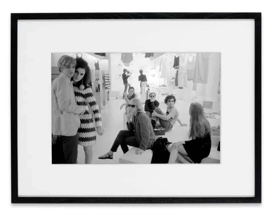 Stephen Shore, Rene Ricard, Susan Bottomly, Eric Emerson, Mary Woronov, Andy Warhol, Ronnie Cutrone, Paul Morrissey, Edie Sedgwick