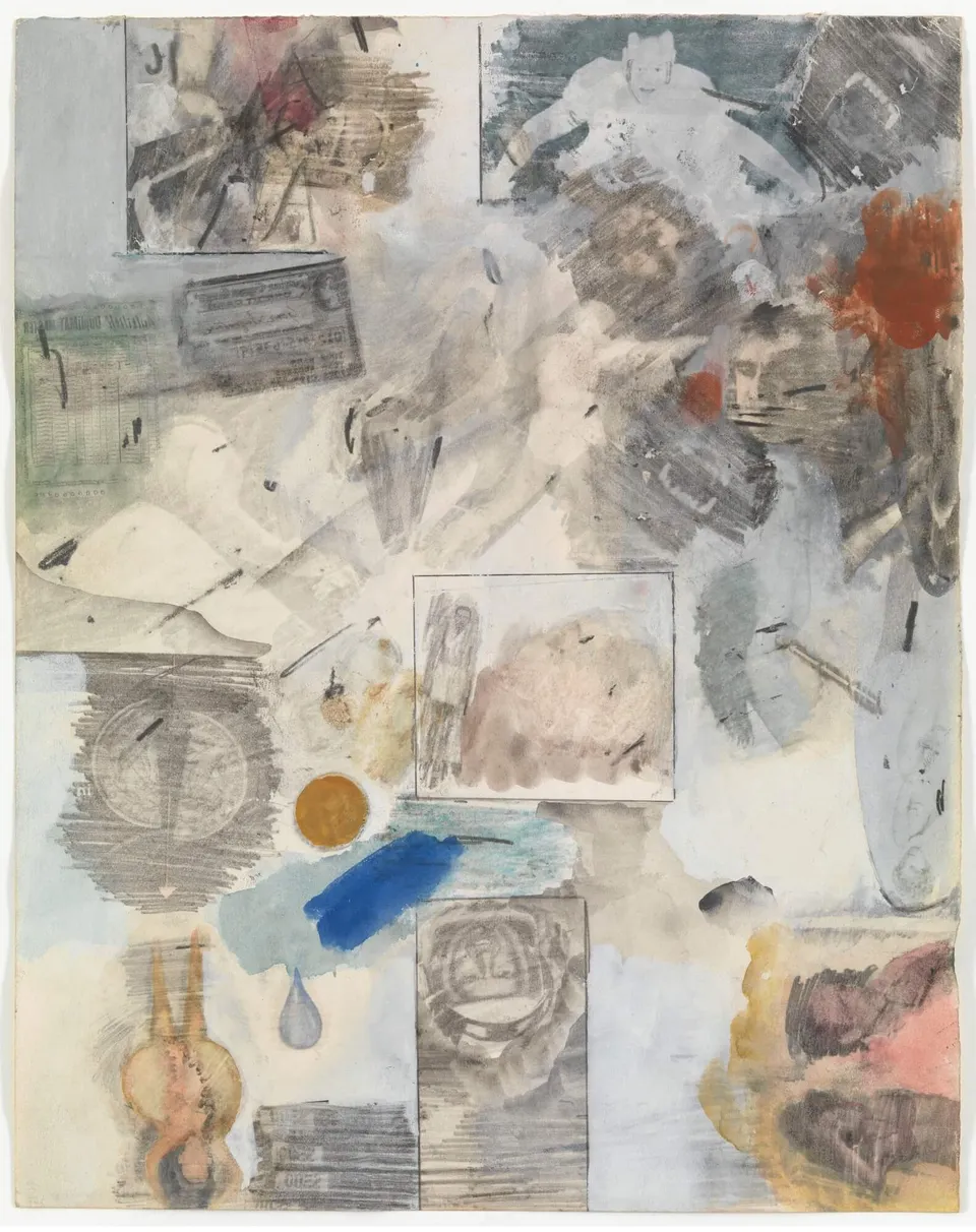 ROBERT RAUSCHENBERG, Canto XXIX: Circle Eight, Bolgia 10, The Falsifiers: Class 1, The Alchemists, from the series Thirty-Four Illustrations for Dante’s Inferno