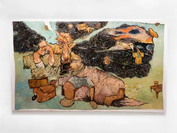 Ali Eyal, Three heads walking between towns, and