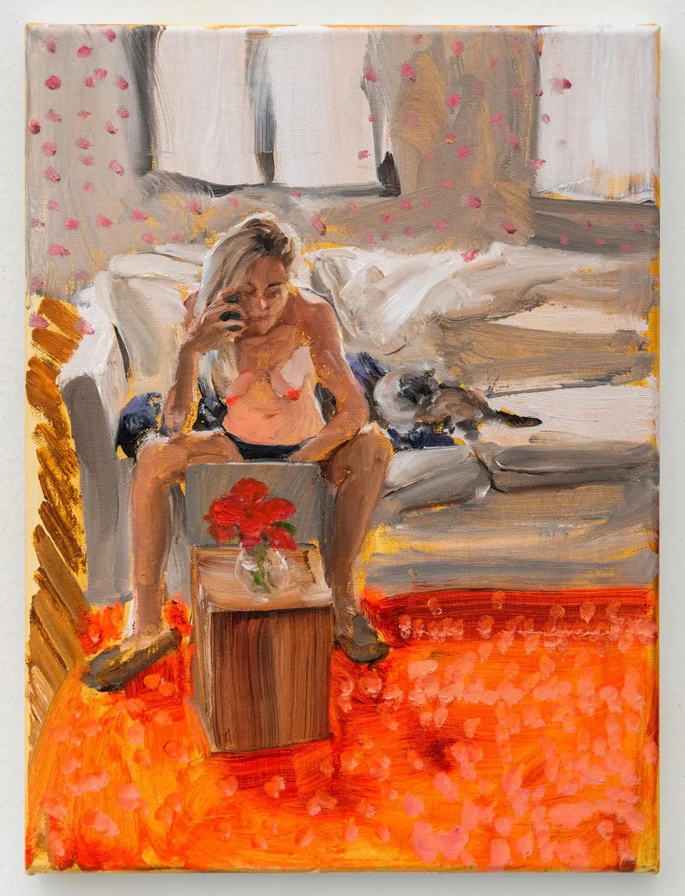 Jenna Gribbon, Keeping busy while she's on the phone